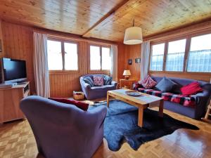 Телевизия и/или развлекателен център в CHALET HÜTTLE - authentisch, ruhig, mitten im grün