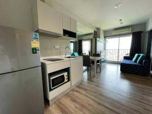 Dapur atau dapur kecil di 芭提雅Fnb Central 无边泳池
