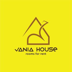ein Logo für ein Haus mit einem Berg in der Unterkunft VANIA HOUSE - cozy studio near the airport in Ho-Chi-Minh-Stadt