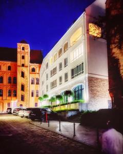 Budynek, w którym mieści się aparthotel