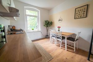 Kuchyň nebo kuchyňský kout v ubytování FullHouse - Magdeburg - Premium Apartments A9