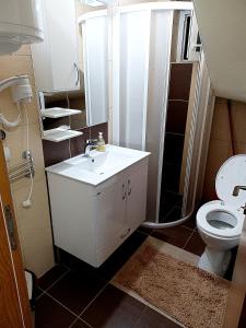 y baño con lavabo blanco y aseo. en Vila Dzavric en Zlatibor