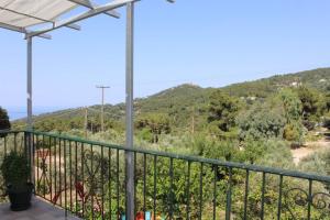 a view from the balcony of a house at Sergi Home in Raches