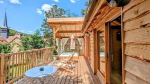 Μπαλκόνι ή βεράντα στο La Cabane du Domaine des Ecus d'Or