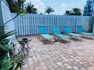 Balkón nebo terasa v ubytování Beach Tide Motel