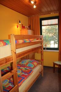 Postel nebo postele na pokoji v ubytování Haus Seefeld