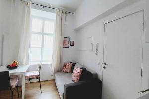 Posedenie v ubytovaní CheckInVienna-One bedroom Apartment