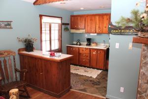 Η κουζίνα ή μικρή κουζίνα στο Fawn Valley Inn- 157 cabin