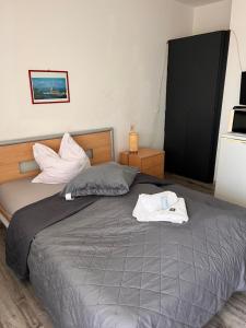 Postel nebo postele na pokoji v ubytování Gasthof Sonnenheim