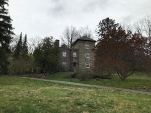 an old house on a hill with a road at Little Castle in Villanova