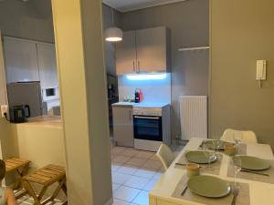 Kuchyň nebo kuchyňský kout v ubytování White elephant ground floor apartment + 6 fotografií