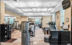 Fitness centrum a/nebo fitness zařízení v ubytování LUXE 702 MGM Signature with Balcony