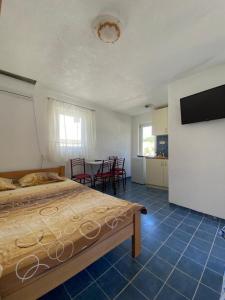 A television and/or entertainment centre at Apartmani Marijanović - Čanj