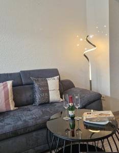 Posezení v ubytování Ferienwohnung Relax