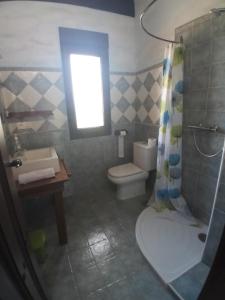 Koupelna v ubytování Casa Rural Alada