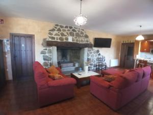 Posezení v ubytování Casa Rural Alada