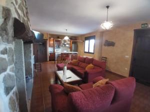 Posezení v ubytování Casa Rural Alada