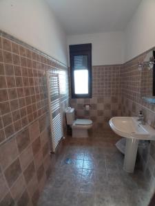 Koupelna v ubytování Casa Rural Alada