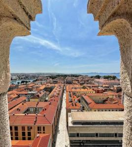 Widok na miasto Zadar z tego apartamentu