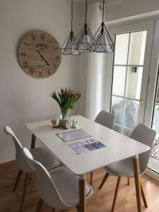 Χώρος καθιστικού στο Ferienwohnung am Bodensee