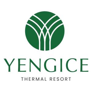 un logo verde per un centro di trattamento della risposta renale di Gabala Yengice Thermal Resort Hotel a Yengica