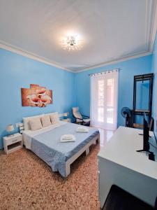 Ένα ή περισσότερα κρεβάτια σε δωμάτιο στο Torino Vincenzo Lancia Apartment