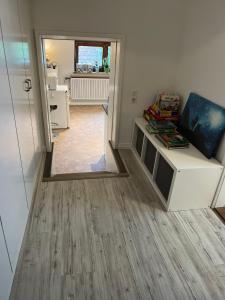 Kuchyň nebo kuchyňský kout v ubytování Fewo Sophie - Wlan, Küche, TV, WaMa, Haustiere auf Anfrage