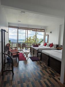 Postel nebo postele na pokoji v ubytování Nilowin Glenanore Guesthouse