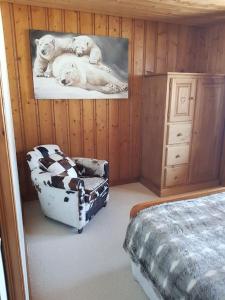 Postel nebo postele na pokoji v ubytování Appartement belle vue