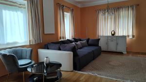 Posezení v ubytování Ferienwohnung Gänseblümchen