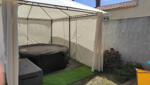 Vonkajšia záhrada v ubytovaní La Casita: Studio cosy indépendant de 25 m²