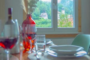 Nápoje v ubytování Leidenschaft und SPA in Triberg