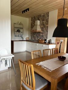 Kuchyň nebo kuchyňský kout v ubytování Villa Amálka