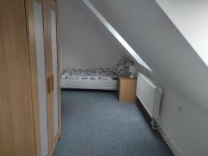 Postel nebo postele na pokoji v ubytování Apartmán Dobrá mysl