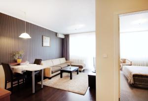 Posezení v ubytování Apartments Carrera