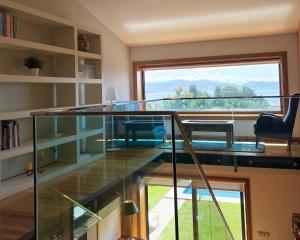 Χώρος καθιστικού στο Casa en Sanxenxo con pisicina privada