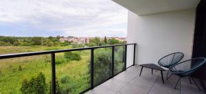 Balkón alebo terasa v ubytovaní Apartament Westin House 312