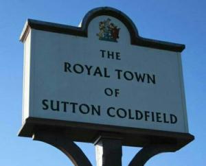 a sign for the royal town of southern collected at Cosynitebnb for 4 in Birmingham