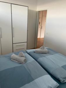 Postel nebo postele na pokoji v ubytování Marl Central Apartment