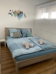 Postel nebo postele na pokoji v ubytování Marl Central Apartment