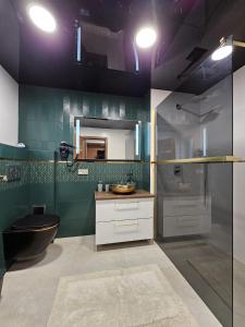 Kuchyň nebo kuchyňský kout v ubytování Apartmán U Labe