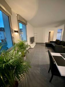Posezení v ubytování Appartement 125m2 au centre de Cusset