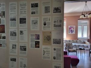Χώρος καθιστικού στο Apartman Central