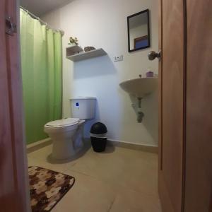 Koupelna v ubytování Hostal Espeletia Amarilla