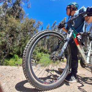 Jízda na kole v ubytování Hostal Espeletia Amarilla nebo okolí