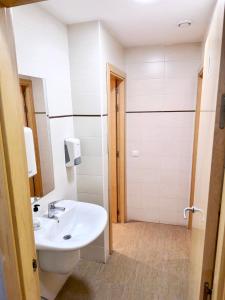 Koupelna v ubytování Hostel Acacias