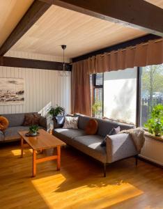 Posezení v ubytování Haukaberg House