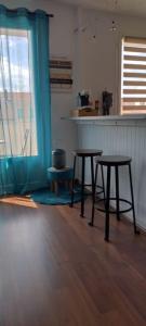 A cozinha ou cozinha compacta de L'Escapade Appartement T1 douillet tout confort