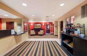a lobby of a hospital with a waiting room at MainStay Suites Rochester South Mayo Clinic in Rochester