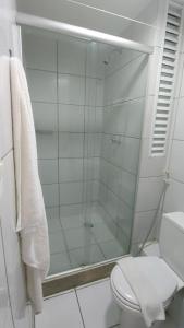 Koupelna v ubytování Gran Lençóis Flat Barreirinhas
